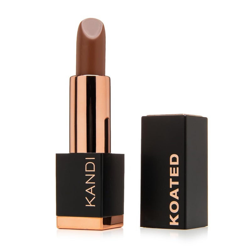 Kandi Koated Suede Matte Lipstick Rich Cocoa  Warm Midtone Brown Matte Lip Color with CrueltyFree Formula  Creamy Texture Rich Colors ParabenFree  Beauty  Makeup